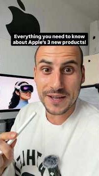 3 New Apple Products are here! #appleproducts