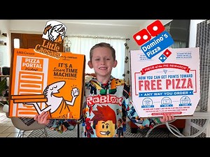 Little Caesars VS Domino’s Pizza Taste Test CHALLENGE!! Spy Peace ✌️