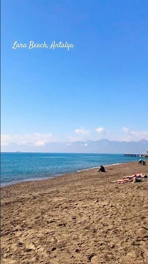 Lara Beach Turkey 🇹🇷 | Sun, Sea & Golden Shores 🌞