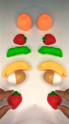 🥚🍌🫛 Perfect Symmetry Challenge! #perfectthingssatisfying #fly