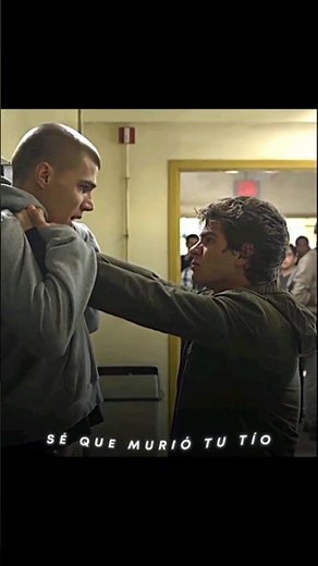 El momento en que Flash consuela a Peter... #spiderman #marvel