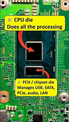This CPU Has TWO Chips Inside 😱 Most Techs Miss This #shorts