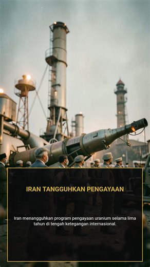 Iran Tunda Pengayaan Uranium 5 Tahun, AS Tolak