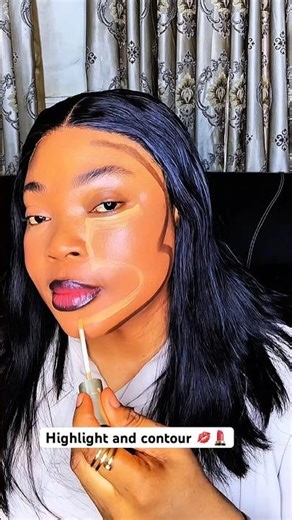 Highlight and contour 💄💋