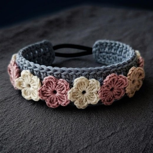 Micro Crochet Flower Bracelet Pattern (PDF Download) - Etsy