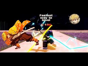 HOW TO LEVEL UP FAST IN DEMON SLAYER RPG 2! | ROBLOX | GUIDE |