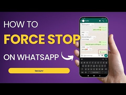 How to Force Stop WhatsApp on iPhone | In settings