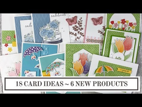 Stampin Up 2020 - 18 Card Ideas (6 New Coordination Products)