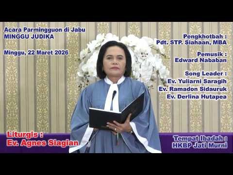 SUNDAY SERVICE JUDIKA, 22 Mar 2026, "GOD, THE GIVER OF THE BREATH OF LIFE"