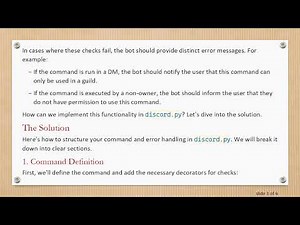 Handling Different Errors in discord.py Commands