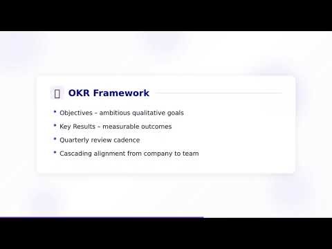 Goal Setting - SMART & OKR Frameworks for Success
