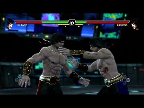MK vs DC battles - Liu Kang vs Liu Kang (bonus Sub-Zero match)