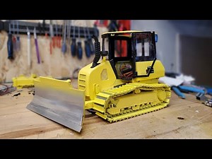 3D Printed Remote Control Yellow Dozer BUILD PART 1