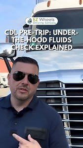 CDL Pre-Trip: Under-the-Hood Fluids Check Explained YouTube Description: Starting your CDL pre-trip inspection? 🚛 This video breaks down one of the most important parts: opening the hood and identifying your fluid components. We walk through the coolant reservoir, hoses, leaks, mounting points, and the correct way to explain each item to the examiner. Whether your examiner requires you to open the hood or not, knowing how to point out and describe every component confidently will help you pass 