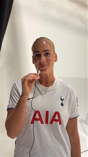"IT'S A DREAM COME TRUE!" Cathinka Tandberg on Wearing the Tottenham Hotspur Shirt