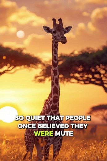 The Silent Night Voices of Giraffes