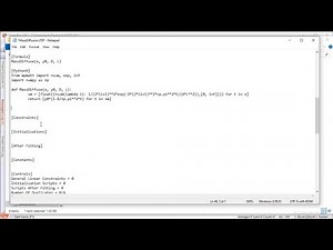 Create your own Python based Fitting Function