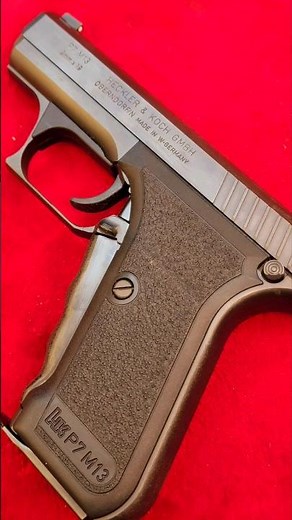 HK P7M13 Squeeze Cocker. Sidearm of Hans Gruber 9mm