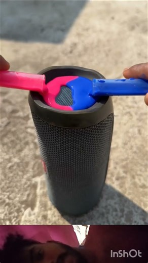 Blue🔵 and⭐ pink💕colour bass test