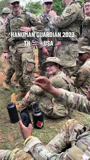 HANUMAN GUARDIAN 2023 TH🇹🇭 - USA🇺🇸 exchange knowledge and experience. #hanumanguardians2023 #ทหารช่าง#ลพบุรี