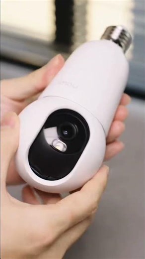 bulb camera 360 and pan tilt #bulbcamera #cctvinstaller #wirelesscamera #ptzcamera #wirelesscamera