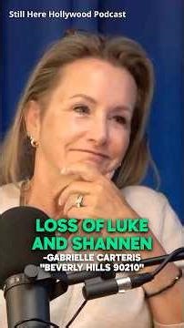 Loss of Luke Perry and Shannen Doherty. -Gabrielle Carteris "Beverly Hills 90210"