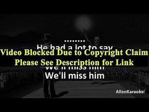 Tool - Eulogy (Karaoke)