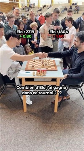 Combien d'Elo j'ai gagné au tournoi du Havre 👀