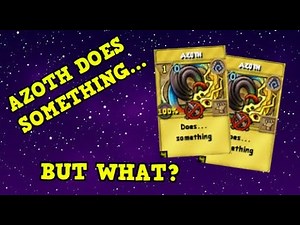 Wizard101 : AZOTH DOES SOMETHING... BUT WHAT?