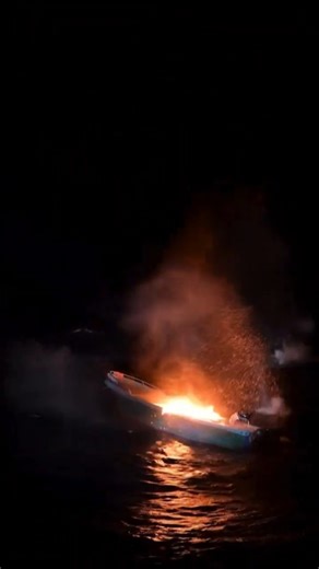 Coast Guard Cutter Interdicts, Shoots and Sinks a Drug Smuggling Vessel at Night