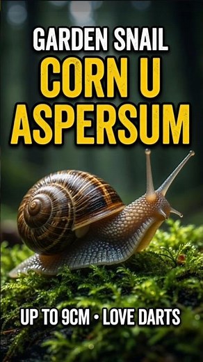 Cornu aspersum – The Garden Snail That Eats Everything! 🐌