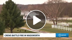 Crews battle fire in Medina County - NewsBreak