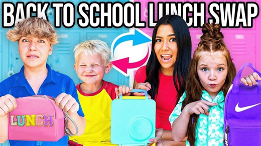 I swapped lunches with 10 kids! 🎒