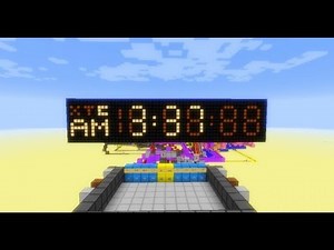 [Minecraft] アラーム時計作ってみた (ワールド配布)