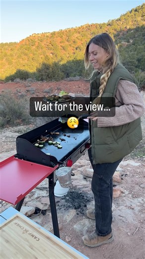 Dinner. With a view. #campchef #zionnationalpark #southernutah #campfood | Camp Chef