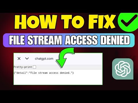 [SOLVED] File Stream Access Denied Error on CHATGPT