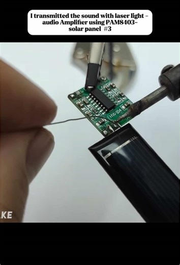 Build an Audio Amplifier with Laser Light Technology