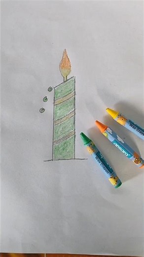 Easy Bird drawing with colour#drawing