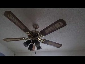 Encon Monarch fan with spotlight-kit (& cane blades)