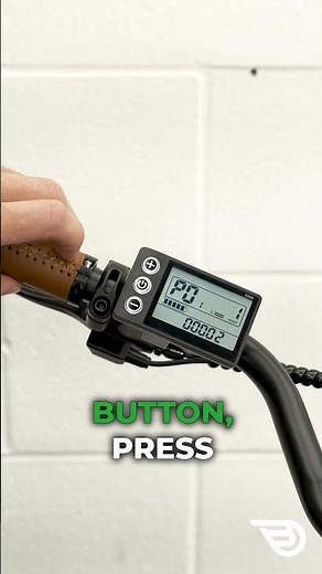 Eskute C100 - How To Change MPH or KM Display | BikeRide.com #ebike #electricbicycle