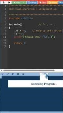 Assignment Operator Mein Shorthand Operations Trick #clanguageseries #codingwithakhtar