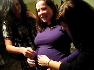 Andra may be pregnant with an alien...?