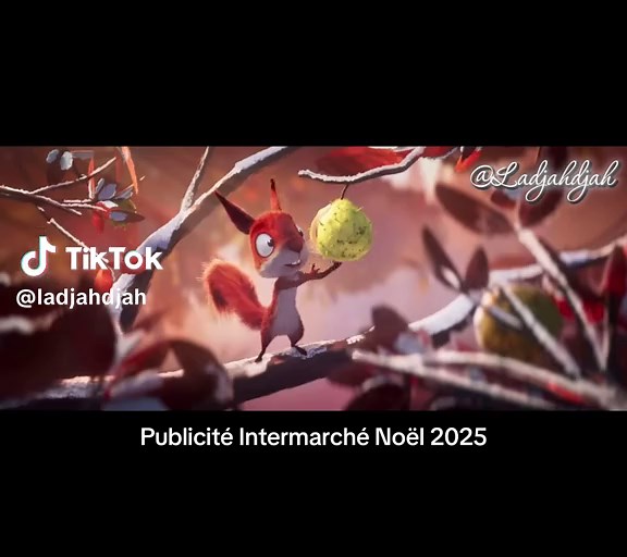 Publicité Loup Intermarché pour Noël 2025