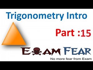 Examples (Part 2) - Introduction to Trigonometry, CBSE Class 10 Mathematics Video Lecture