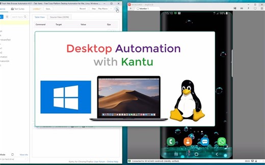 Web and Desktop Automation with UI Vision - Free RPA Software