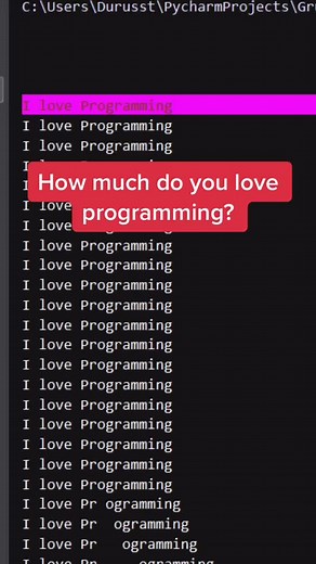 I love programming #programming #coding #computerscience #it #tech #dev