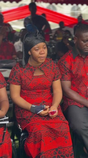 Beautiful wife of Kofi Job in tears as his father is being laid in state for his final funeral rites#viral #Tiktokviral #makemefous #
