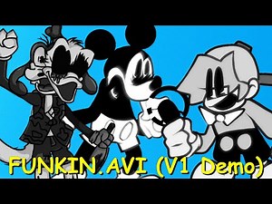 Friday Night Funkin: Funkin.Avi (VS Mickey Mouse.Avi) V1 Full Week Demo [FNF Mod/Hard]