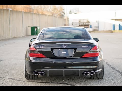 Mercedes Benz SL55 AMG custom exhaust preview... Cold start, revs, tunnel runs!