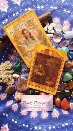 📚 ~ CARD OF THE DAY ~ 📖 2. THE AKASHIC LIBRARY Inside a great library, candles cast a glow upon the books in the tall shelves. A sage sits thoughtfully with an open book on his table and a quill pen in hand. Sometimes this card can indicate writing or publishing a book for you, but this card also symbolizes a new initiation—an ability to manifest a new life in every way. You have moved deeper into the Akashic Records and to a higher self-awareness. Further investigation may be required, but yo